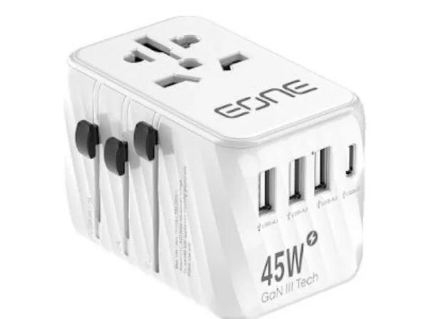 ⁦فيش عالمي للسفر بقوة 45W من EONE⁩ - الصورة ⁦2⁩