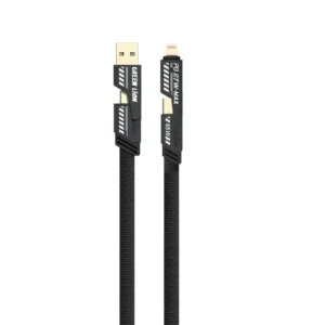 كيبل Green Lion 2 in 2 Braided Cable C to C+L and A to C+L 1.2m 65W