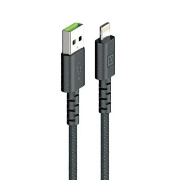 ⁦سلك شاحن (USB-A - LIGHTNING)  يو اس بي - ايفون (١ متر ) من TENPLUS⁩ - الصورة ⁦2⁩