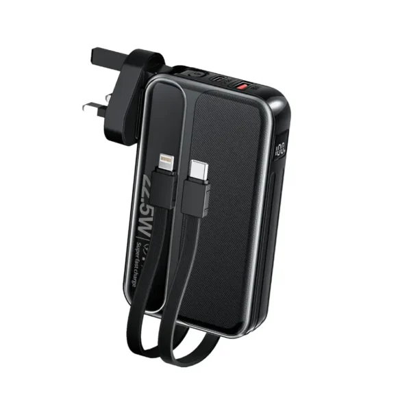 باور بانك مع شاحن جداري Green Lion Charge Mate Power Bank 10000 mAh PD 22.5W