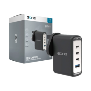 شاحن جداري بقوة 100W من EONE ب4منافذ للشحن