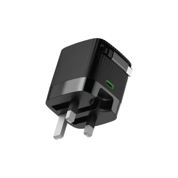 شاحن جداري مع كيبل مدمج Green Lion Gan Adapter 65W Retractable Cable PD 3.0
