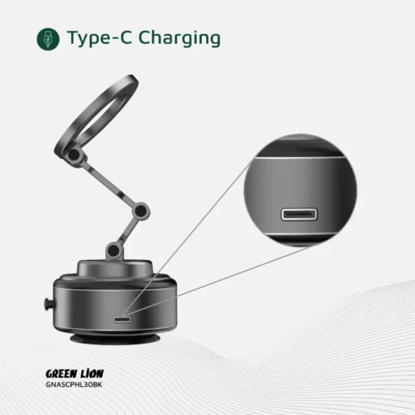 ⁦ستاند شفط Green Lion GX-30 Auto Suction Phone Holder⁩ - الصورة ⁦2⁩