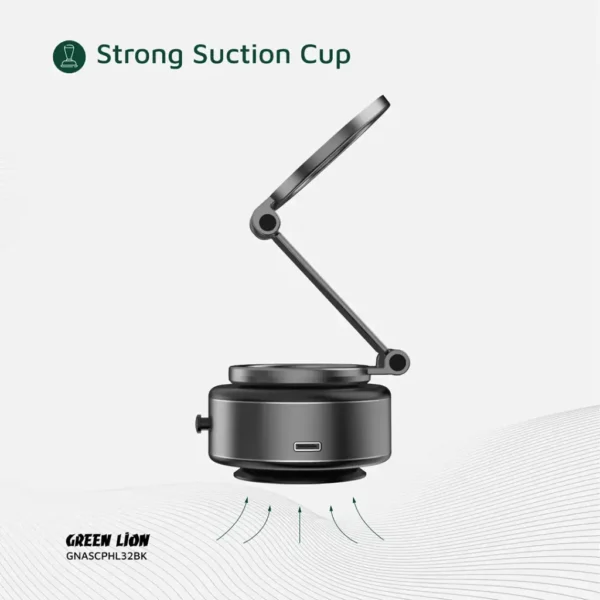 ⁦ستاند Green Lion GX-32 Auto Suction Phone Holder⁩ - الصورة ⁦4⁩