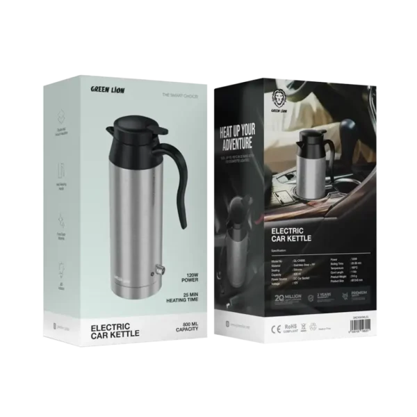 ⁦سخان كهربائي Green Lion Electric Car Kettle 800mL⁩ - الصورة ⁦2⁩