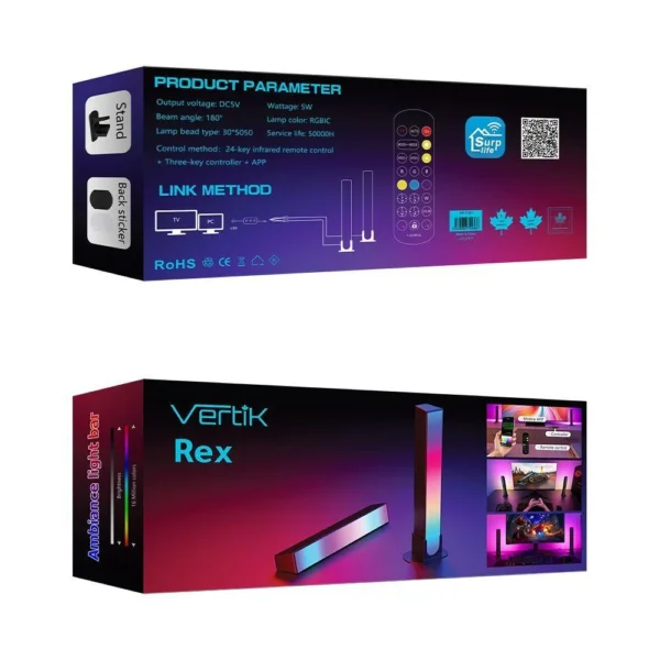 اضائة REX متعددة الالوان  من VERTIK