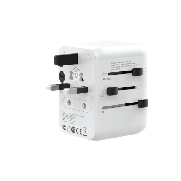 ⁦فيش سفري عالمي Green Lion 12W Universal Travel Adapter⁩ - الصورة ⁦4⁩