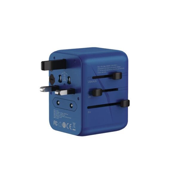 ⁦فيش سفري عالمي Green Lion 12W Universal Travel Adapter⁩ - الصورة ⁦2⁩