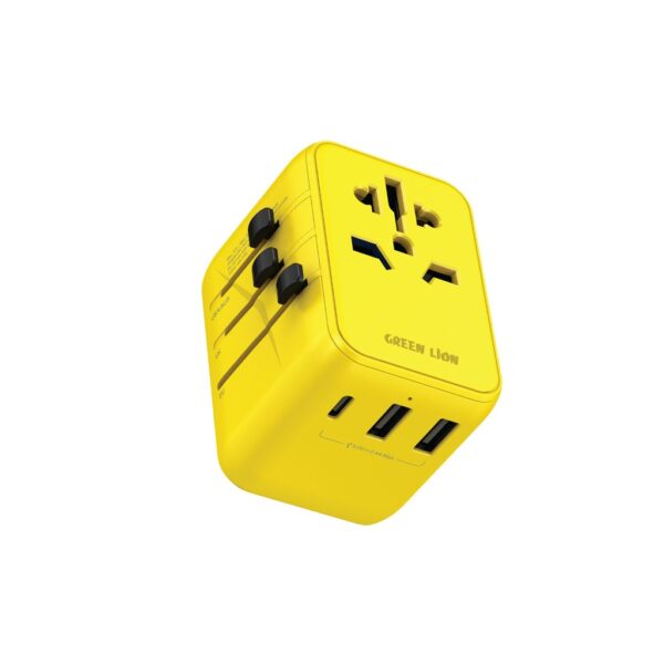 ⁦فيش سفري عالمي Green Lion 12W Universal Travel Adapter⁩ - الصورة ⁦5⁩