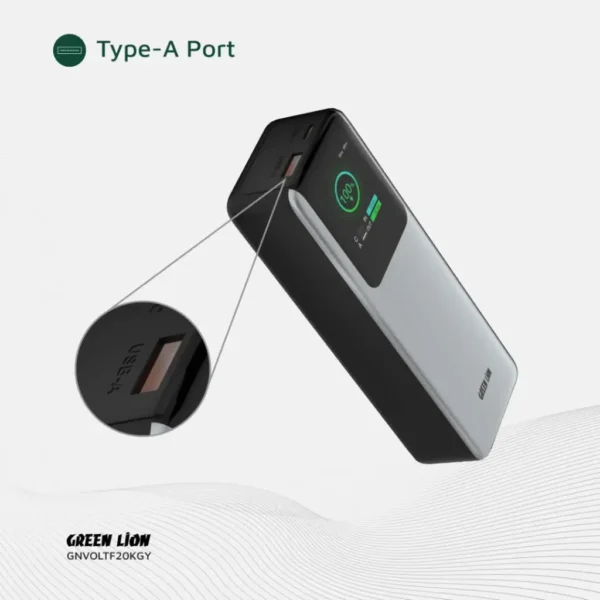 ⁦باور بانك Green Lion Voltura 20000mAh Power Bank PD100W⁩ - الصورة ⁦5⁩