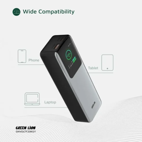 ⁦باور بانك Green Lion Voltura 20000mAh Power Bank PD100W⁩ - الصورة ⁦8⁩