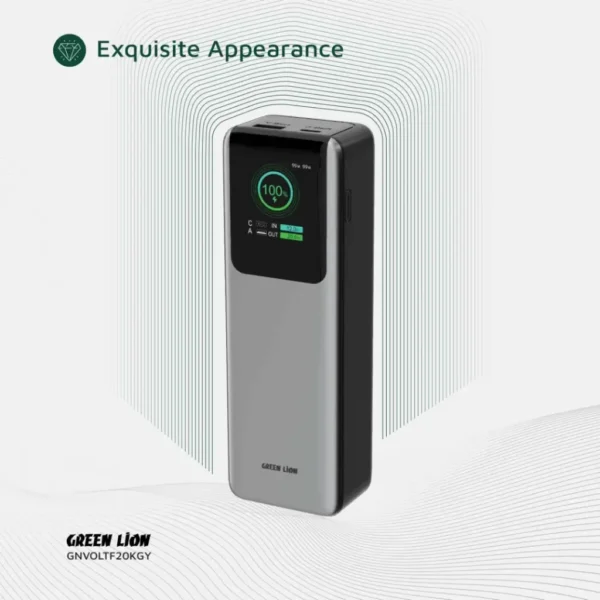 ⁦باور بانك Green Lion Voltura 20000mAh Power Bank PD100W⁩ - الصورة ⁦10⁩