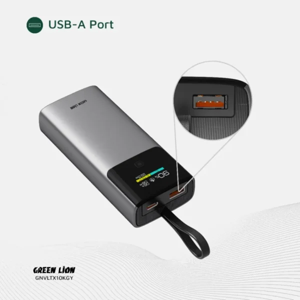 ⁦باور بانك Green Lion Voltix 10000mAh Power Bank PD20W⁩ - الصورة ⁦5⁩