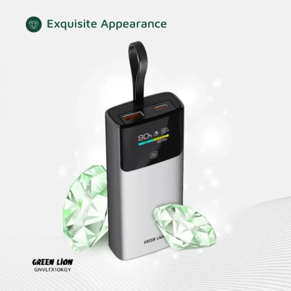 ⁦باور بانك Green Lion Voltix 10000mAh Power Bank PD20W⁩ - الصورة ⁦8⁩