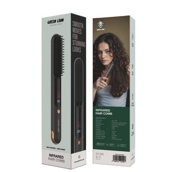 ⁦مصفف الشعر Green Lion Infrared Hair Comb⁩ - الصورة ⁦3⁩