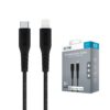 كيبل TYPE C TO LIGHTNING قماش من EONE (معتمد من أبل)