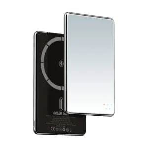 باور بانك المرايه  Green Lion Mirror Design 5000mAh Power Bank