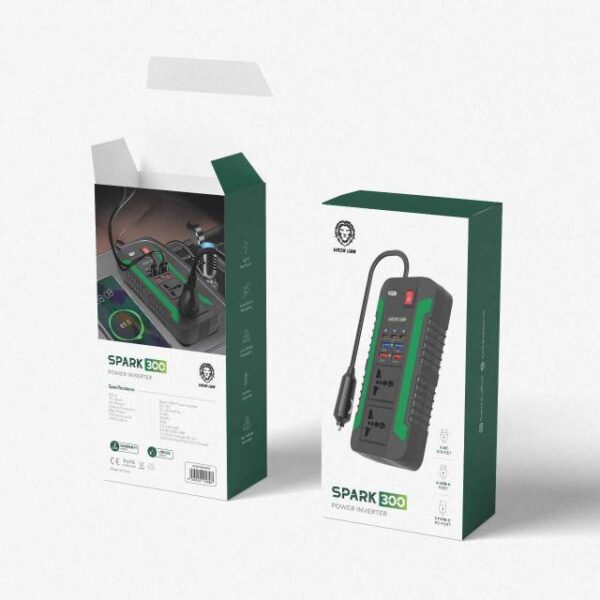 ⁦محول طاقة Green Lion Spark 300 Power Inverter⁩ - الصورة ⁦5⁩
