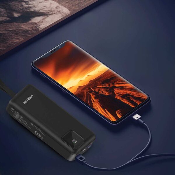 ⁦باور بانك Green Lion Power Tank Power Bank 30000mAh PD 22.5W with Fast Charging Cable⁩ - الصورة ⁦3⁩